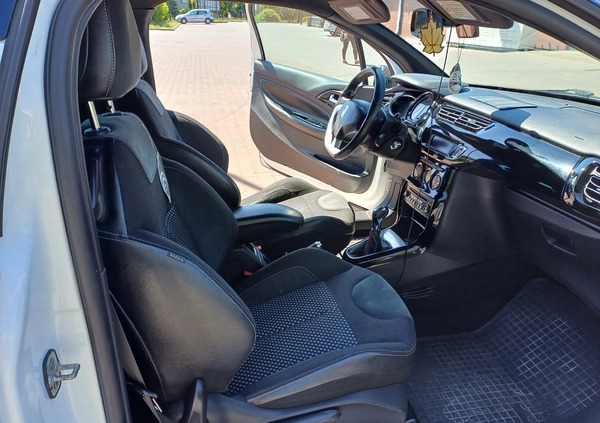 Citroen DS3 cena 20000 przebieg: 93300, rok produkcji 2010 z Kutno małe 67